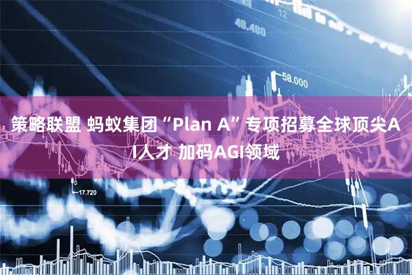 策略联盟 蚂蚁集团“Plan A”专项招募全球顶尖AI人才 加码AGI领域