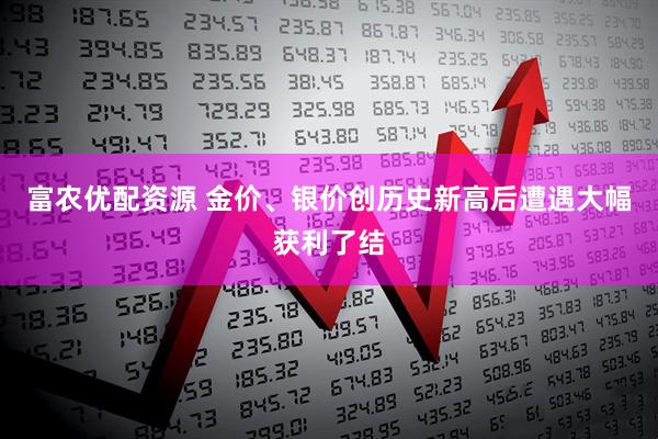 富农优配资源 金价、银价创历史新高后遭遇大幅获利了结